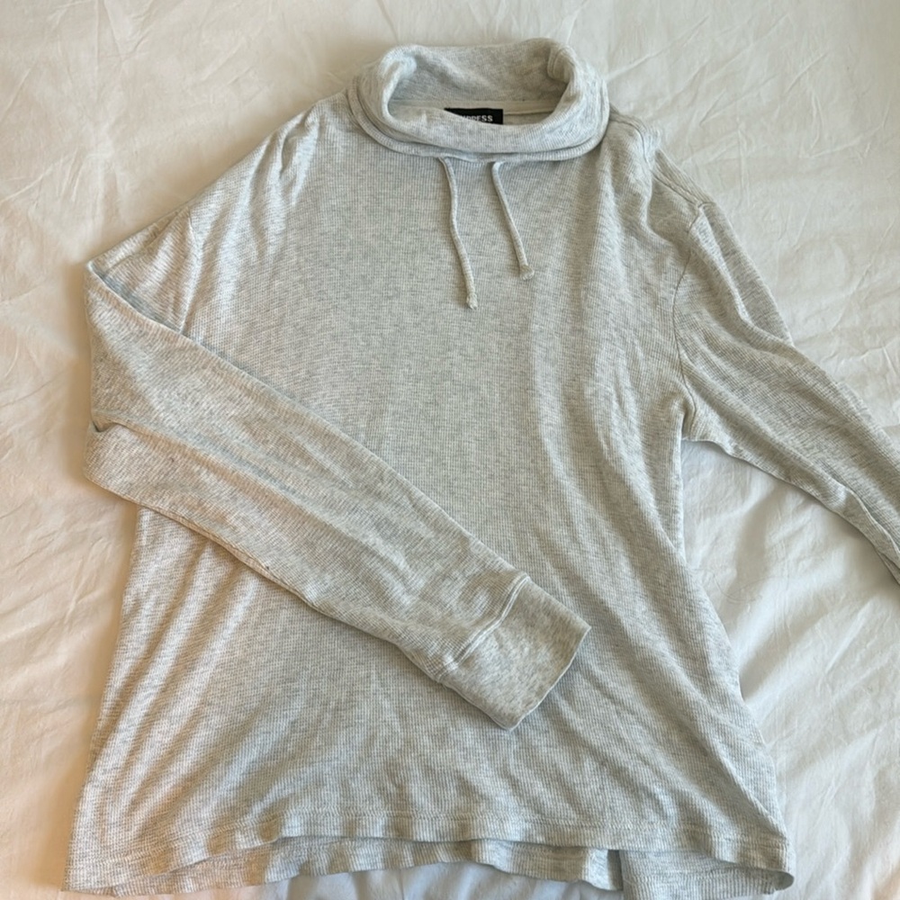 MENS EXPRESS COWL NECK SWEATER